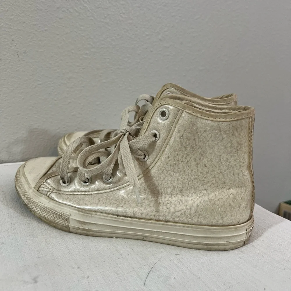 Converse girls white‎ egret size 3